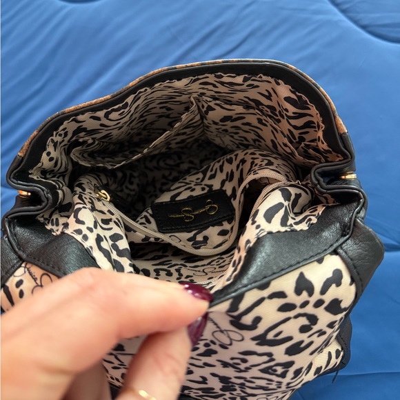 Jessica Simpson Leopard Print Backpack - Picture 5 of 5